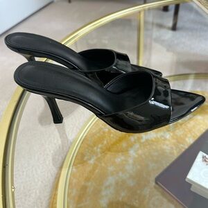 Elegant Black Patent Women's Heels